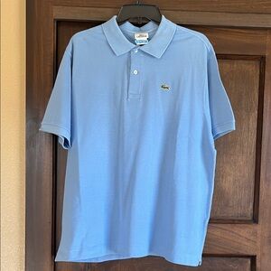 Lacoste Men's Light Blue Polo Shirt